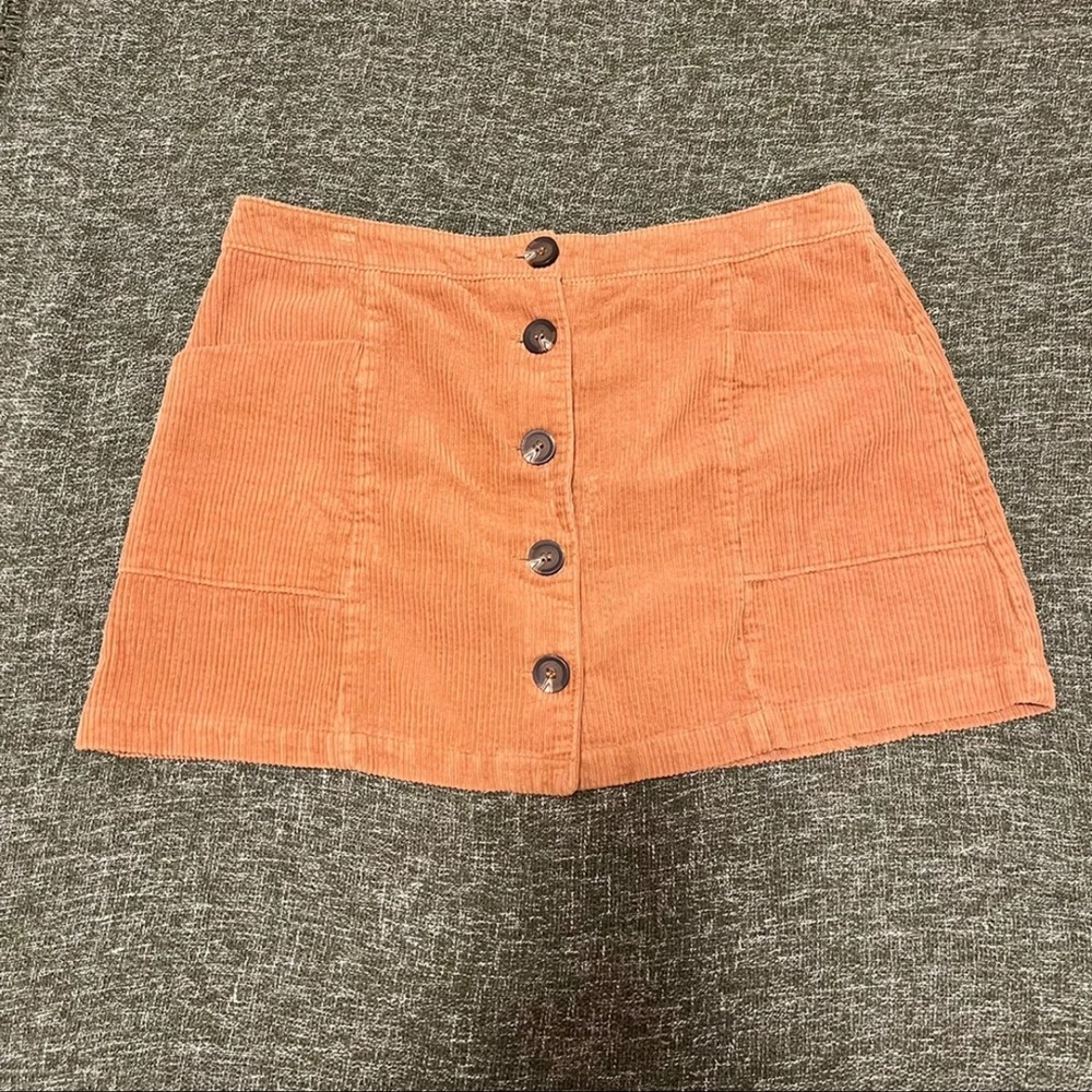 Corduroy Mini Skirt